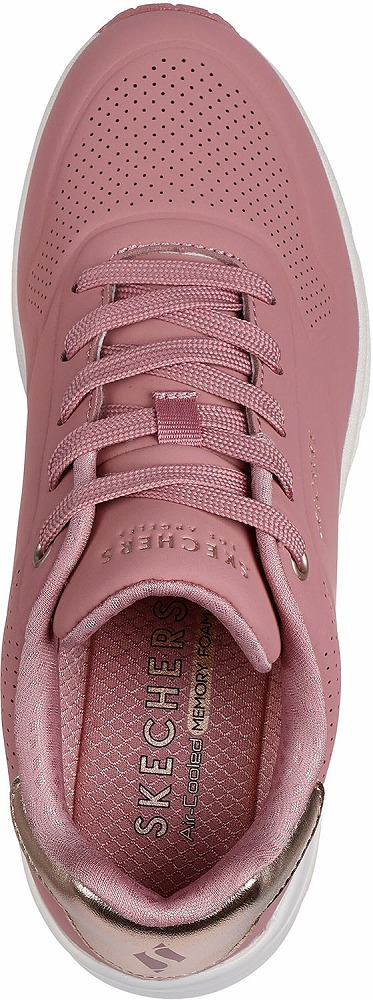 スケッチャーズ レディース スニーカー ウノ ウェッジ ハイ ステップス（ローズ・サイズ：23.0cm） SKC-177520-ROS-23.0返品種別A