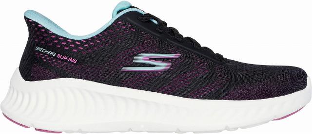 スケッチャーズ SKC-125643-BKPR-22.0 レディース スニーカー スリップインズ ゴーウォーク ナウ クロエ（ブラック/パープル・サイズ：22.0cm）SKECHERS[SKC125643BKPR220] 返品種別A