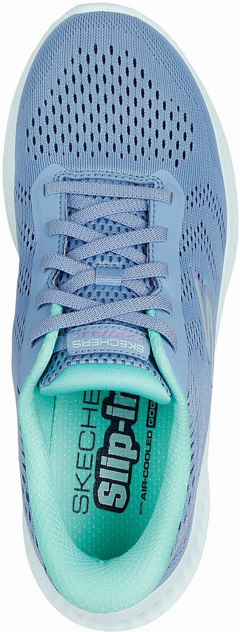 スケッチャーズ SKC-125643-BLGR-24.0 レディース スニーカー スリップインズ ゴーウォーク ナウ クロエ（ブルー/グリーン・サイズ：24.0cm）SKECHERS[SKC125643BLGR240] 返品種別A