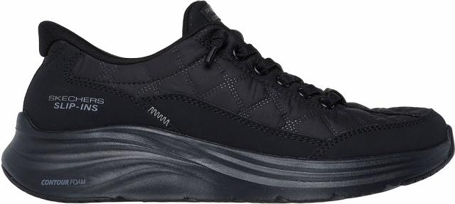 スケッチャーズ SKC-150404-BBK-22.5 レディース スケッチャーズ スリップインズ コンツアーフォーム - コージーフィット（ブラック・サイズ：22.5cm）SKECHERS[SKC150404BBK225] 返品種別A
