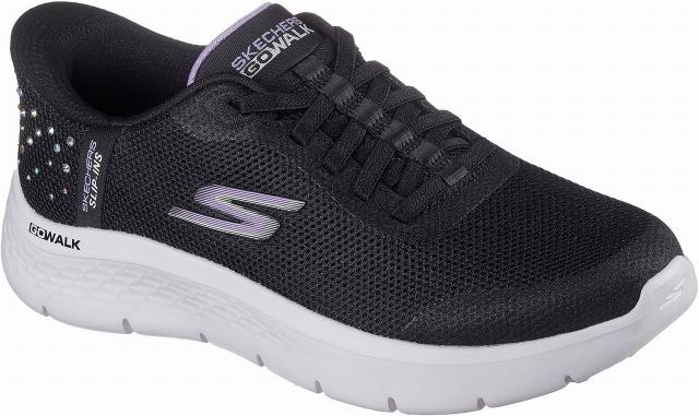 スケッチャーズ レディース スニーカー GO WALK FLEX-KRYSTA（ブラック/ラベンダー・サイズ：23.5cm） SKC-125502-BKLV-23.5返品種別A