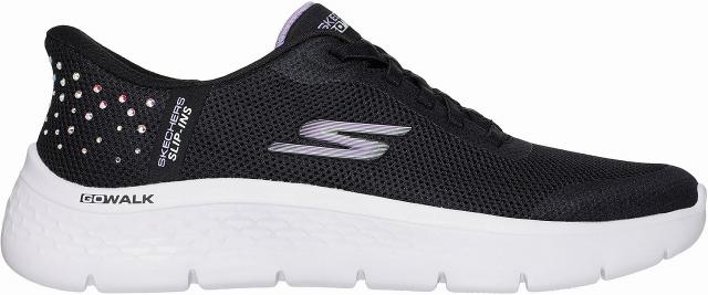 スケッチャーズ レディース スニーカー GO WALK FLEX-KRYSTA（ブラック/ラベンダー・サイズ：23.5cm） SKC-125502-BKLV-23.5返品種別A