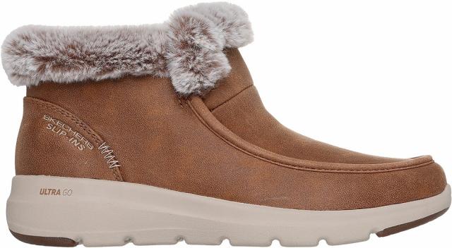スケッチャーズ SKC-144221-CSNT-23.0 レディース ブーツ スリップインズ GLACIAL ULTRA-COZY GETAWAY（チェスナッツ・サイズ：23.0cm）SKECHERS[SKC144221CSNT230] 返品種別A