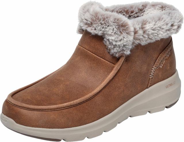 スケッチャーズ SKC-144221-CSNT-23.0 レディース ブーツ スリップインズ GLACIAL ULTRA-COZY GETAWAY（チェスナッツ・サイズ：23.0cm）SKECHERS[SKC144221CSNT230] 返品種別A