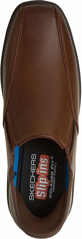 スケッチャーズ SKC-205169-COG-25.0 メンズ シューズ スリップインズ リラックスドフィット キャスウェル フラントーネ（コグナック・サイズ：25.0cm）SKECHERS[SKC205169COG250] 返品種別A