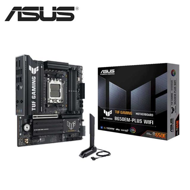 ASUS｜エイスース TUF GAMING B650EM-PLUS WIFI ASUS Socket AM5 AMD B650 MicroATX WiFi+Bluetoothモジュール付属 マザーボード[TUFGAMINGB650EMPL] 返品種別B