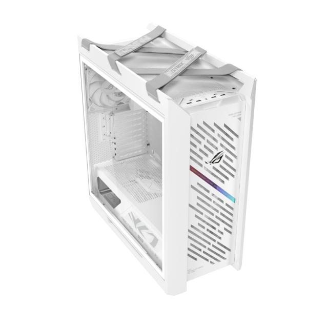 ASUS｜エイスース ROG Strix Helios II GX601S WHITE EATXマザーボード対応 強化ガラス製デュアルサイドパネル PCケース （ホワイト）[ROGSTRIXHELIOSIIGX] 返品種別B_1