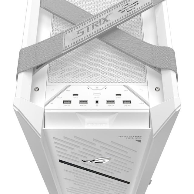 ASUS｜エイスース ROG Strix Helios II GX601S WHITE EATXマザーボード対応 強化ガラス製デュアルサイドパネル PCケース （ホワイト）[ROGSTRIXHELIOSIIGX] 返品種別B_7