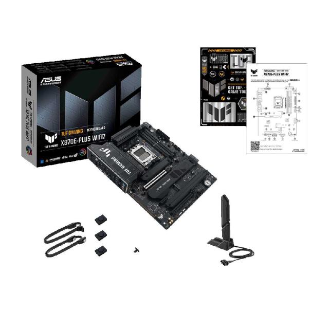 ASUS｜エイスース TUF GAMING X870E-PLUS WIFI7 ASUS TUF GAMING Socket AM5 AMD X870E ATX WiFi+Bluetoothモジュール付属 マザーボード[TUFGAMINGX870EPLU] 返品種別B_10