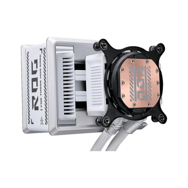ASUS｜エイスース ROG RYUO IV SLC 360 ARGB WHT ASUS ROG Ryuo IV SLC 360 ARGB White Edition オールインワン簡易水冷CPUクーラー (フルカラー2K AMOLED、ARGBトリプルファン)[ROGRYUOIVSLC360A] 返品種別B_3