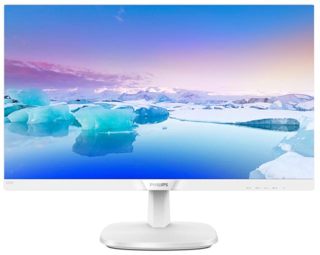 Philips｜フィリップス 液晶ディスプレイ(27型/IPS/FullHD 1920×1080/75Hz/4ms/HDMI1.4/DP1.2)(ホワイト) 273V7QJAW/11返品種別A