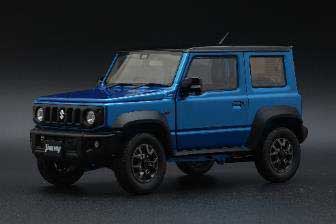 BM CREATIONS 1/18 スズキ ジムニー (JB74) 2018 ブリスクブルーメタリック/ブラックトップ RHD【18B0020】ミニカー  返品種別B