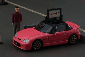 BM CREATIONS 1/64 スズキ カプチーノ 1998 カスタム ID ピンク RHD
