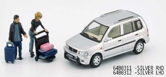 BM CREATIONS 1/64 マツダ デミオ 1994 シルバー (RHD)【64B0311