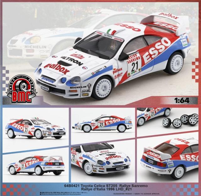 BM CREATIONS 1/64 トヨタ セリカ ST205 ESSO 1996年 ラリー・サンレモ