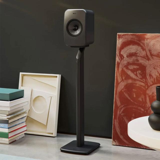 KEF LSXスタンド付き KEFP1DESKPAD KEF LSX デスクスタンド 2台1組 Black