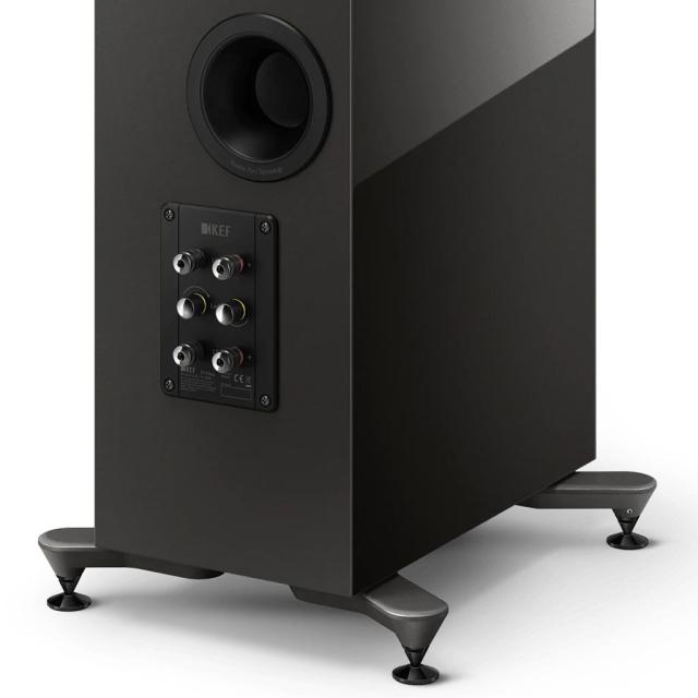 KEF R7-META-BLACK トールボーイ型スピーカー（グロス・ブラック
