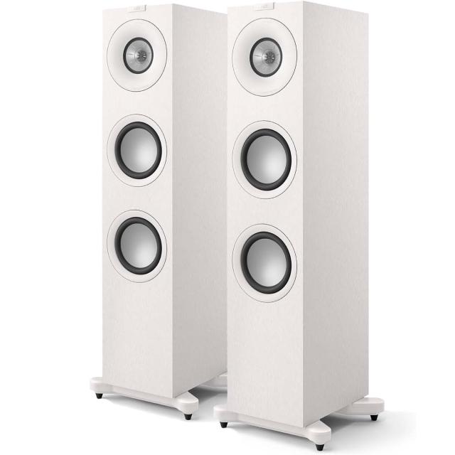 KEF Q7META-WHITE 3ウェイ・フロアスタンド型スピーカー（サテンホワイト）【ペア】KEF[Q7METAWHITEペア] 返品種別A