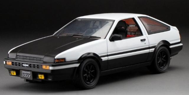 サンスター 1/24 トヨタ スプリンター トレノ GT Apex (AE86) ホワイト/ブラック【51003】ミニカー  返品種別B