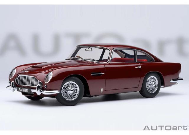 らは オートアート 1/18 アストンマーチン DB5（ダークレッド