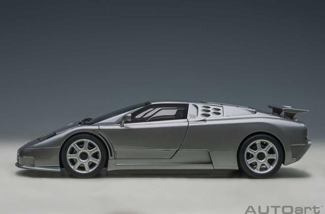 オートアート 1/18 ブガッティ EB110 SS （シルバー・メタリック