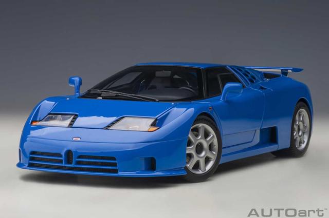 オートアート 1/18 ブガッティ EB110 SS （フレンチ・ブルー）【70917】ミニカー 返品種別B