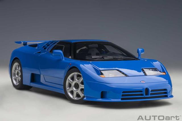 オートアート 1/18 ブガッティ EB110 SS （フレンチ・ブルー）【70917】ミニカー 返品種別B