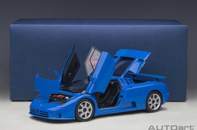 オートアート 1/18 ブガッティ EB110 SS （フレンチ・ブルー）【70917】ミニカー 返品種別B