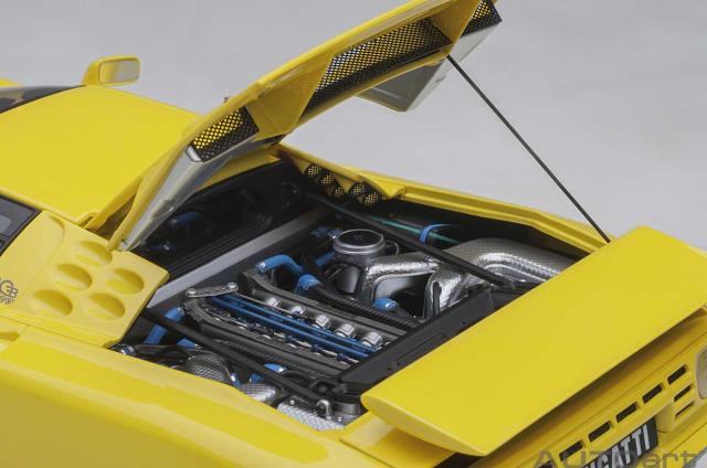 オートアート 1/18 ブガッティ EB110 SS （イエロー）【70918】ミニカー 返品種別B