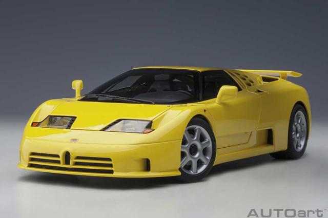 オートアート 1/18 ブガッティ EB110 SS （イエロー）【70918】ミニカー 返品種別B