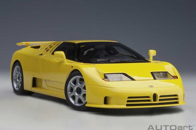 オートアート 1/18 ブガッティ EB110 SS （イエロー）【70918】ミニカー 返品種別B