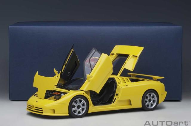 オートアート 1/18 ブガッティ EB110 SS （イエロー）【70918】ミニカー 返品種別B