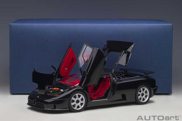 オートアート 1/18 ブガッティ EB110 SS （ブラック）【70919】ミニカー 返品種別B