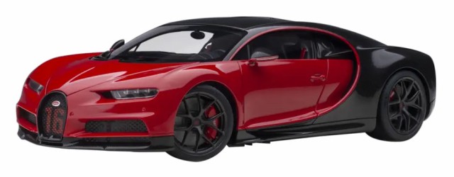 AUTOart 1/18 ブガッティ シロン 2017 （イエロー／ブラック