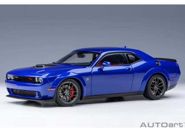 オートアート 1/18 ダッジ チャレンジャー R/T スキャットパック ワイドボディ 2022 (INDIGO BLUE / メタリック・ブルー)【71772】ミニカー 返品種別B