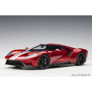 オートアート 1/18 フォード GT 2017 （メタリック・レッド/シルバー