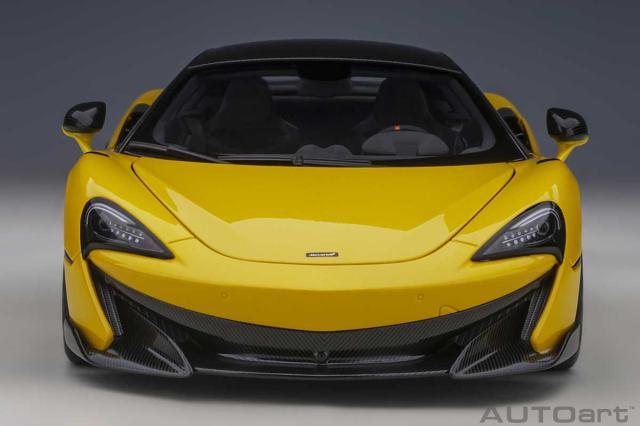 オートアート 1/18 マクラーレン 600LT （イエロー・パール/カーボン・ルーフ）【76082】ミニカー  返品種別B_4
