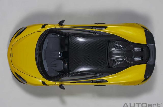 オートアート 1/18 マクラーレン 600LT （イエロー・パール/カーボン・ルーフ）【76082】ミニカー  返品種別B_6