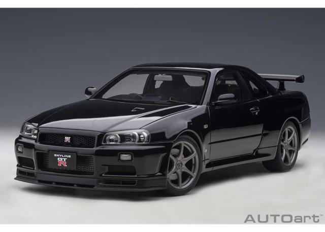 オートアート1/18　スカイライン　GT-R 　チューンド　バージョン　ブラック オートアート コンポジット 1/18 ニスモ R34 GT-R Z-tune