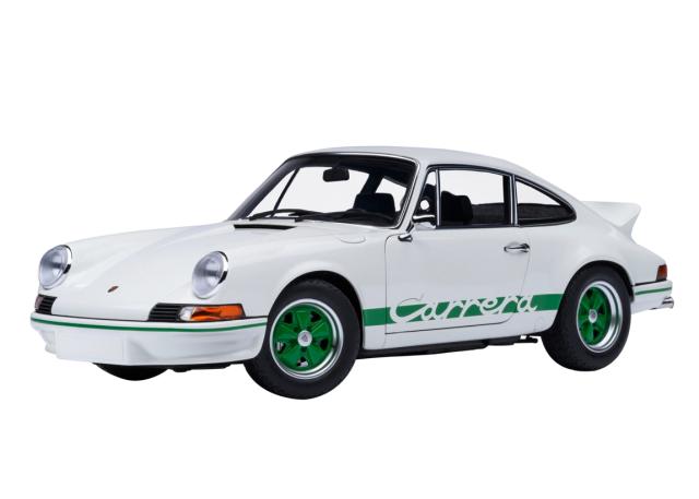 オートアート 1/18 ポルシェ 911 カレラ 2.7 RS （グランプリホワイト/グリーン・ストライプ）【78031】ミニカー 返品種別B