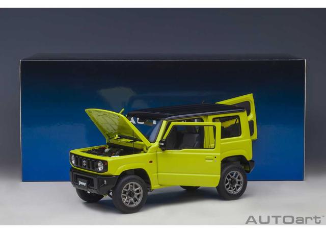 オートアート 1/18 スズキ ジムニー（JB64）（イエロー/ブラック・ルーフ）【78501】ミニカー 返品種別B