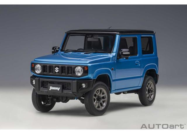 オートアート 1/18 スズキ ジムニー（JB64）（ブルー・メタリック/ブラック・ルーフ）【78502】ミニカー 返品種別B
