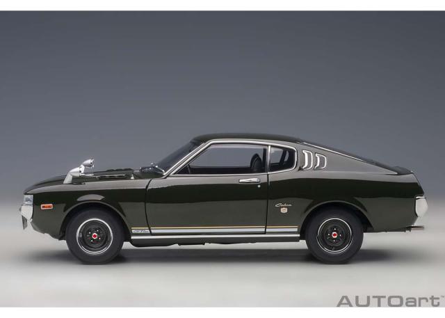 オートアート 1/18 トヨタ セリカ リフトバック 2000GT （RA25） 1973（モスグリーン）【78768】ミニカー 返品種別B