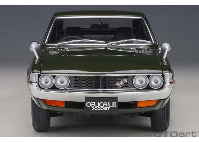 オートアート 1/18 トヨタ セリカ リフトバック 2000GT （RA25） 1973（モスグリーン）【78768】ミニカー 返品種別B