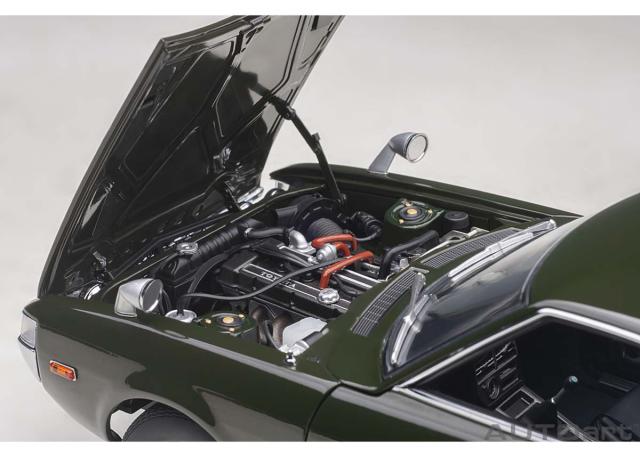 オートアート 1/18 トヨタ セリカ リフトバック 2000GT （RA25） 1973（モスグリーン）【78768】ミニカー 返品種別B