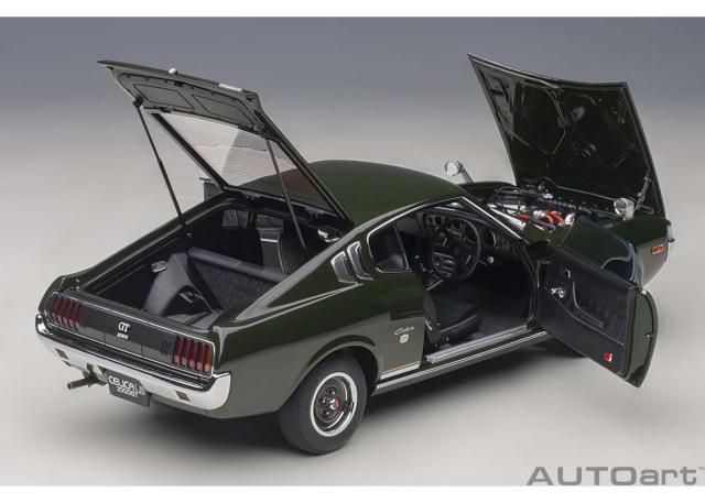 オートアート 1/18 トヨタ セリカ リフトバック 2000GT （RA25） 1973（モスグリーン）【78768】ミニカー 返品種別B