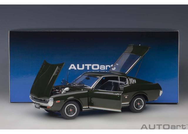オートアート 1/18 トヨタ セリカ リフトバック 2000GT （RA25） 1973（モスグリーン）【78768】ミニカー 返品種別B