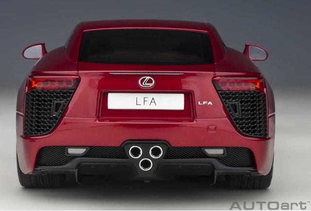 オートアート 1/18 レクサス LFA（パール・レッド）【78853】ミニカー