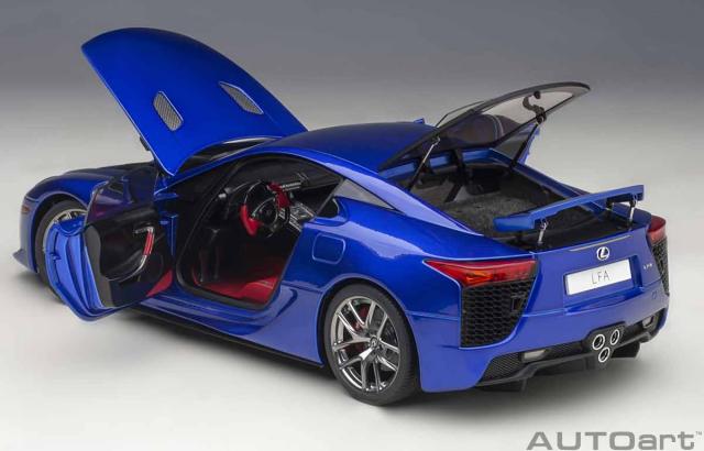オートアート 1/18 レクサス LFA（パール・ブルー）【78858】ミニカー 返品種別B