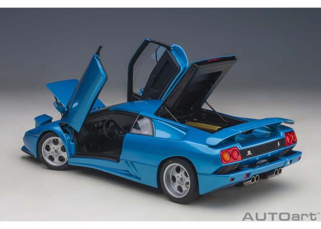 オートアート 【再生産】1/18 ランボルギーニ ディアブロ SE30（BLU SIRENA/メタリック・ブルー）【79156】ミニカー 返品種別B_14